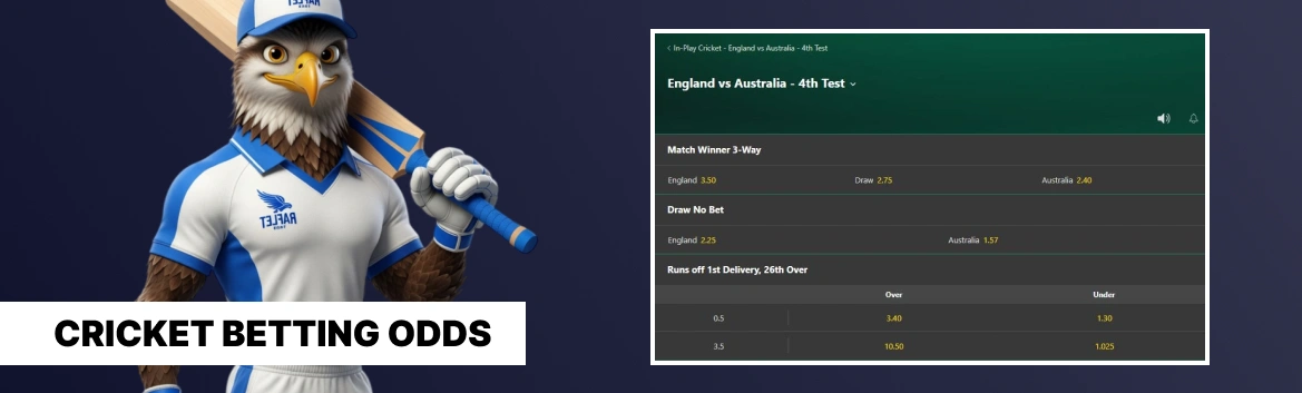 Cricket Betting Odds.